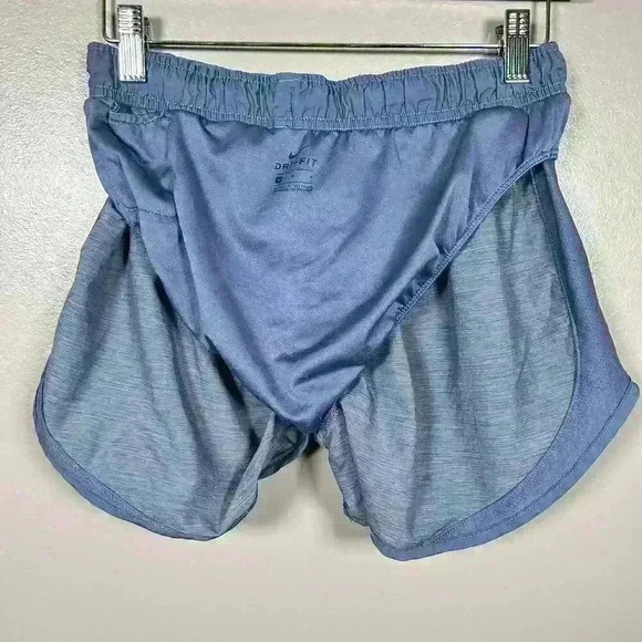 NIKE Dri-fit Tempo Track 3 Inseam Shorts Blue Athletic Running Workout Women M - Picture 9 of 9